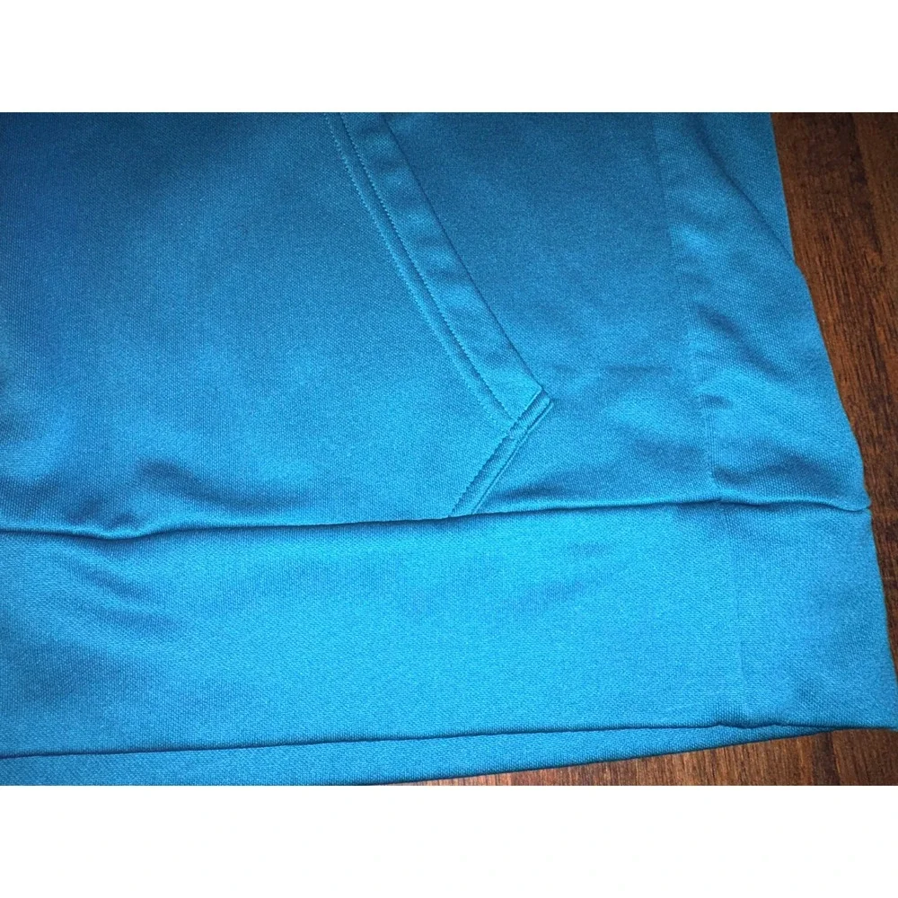 Nike Dri-FIT Womens Hoodie‎ Teal Blue Pullover Sweatshirt Size M
